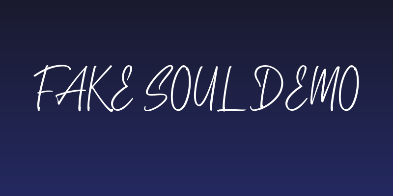 Fake Soul Demo Social Header