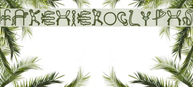 FakeHieroglyphs Example 2