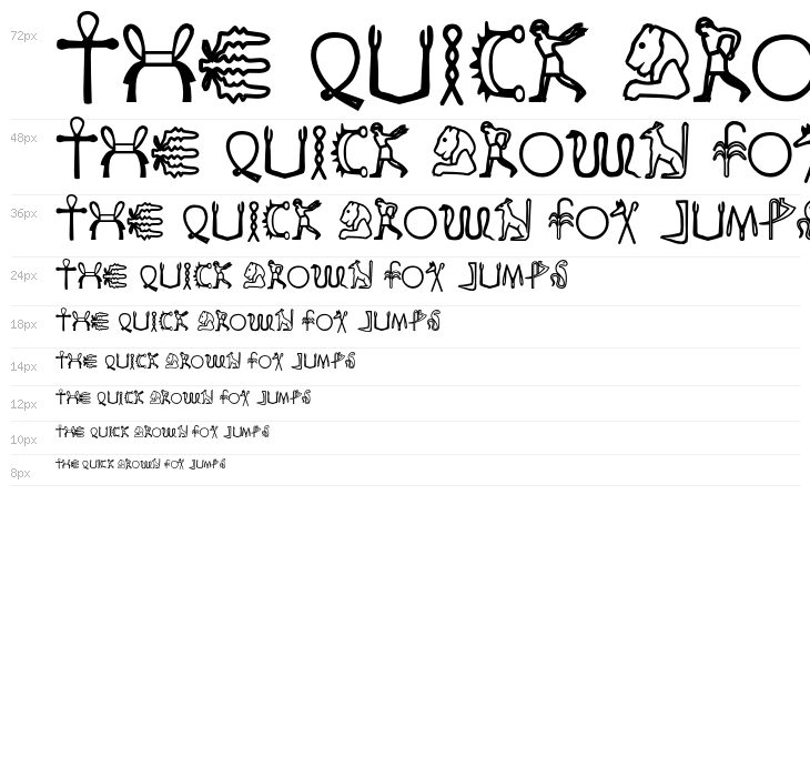 FakeHieroglyphs Waterfall