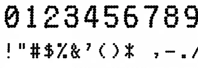 FakeReceipt-Regular Font OTHER CHARS