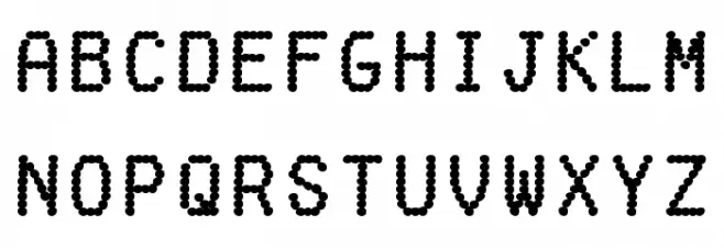 FakeReceipt-Regular Polices MAJUSCULES