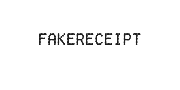 FakeReceipt Logo