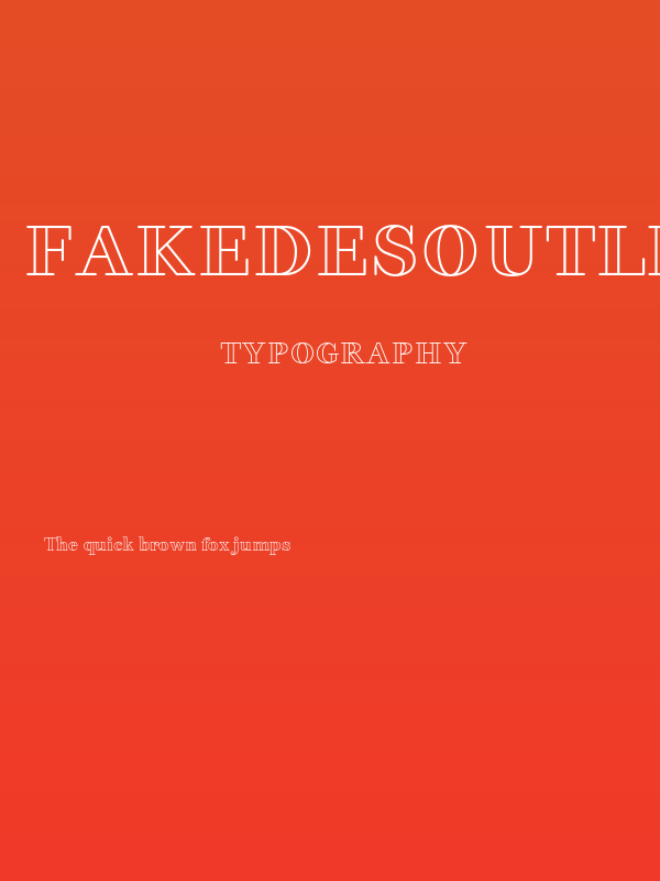 FakedesOutline Poster
