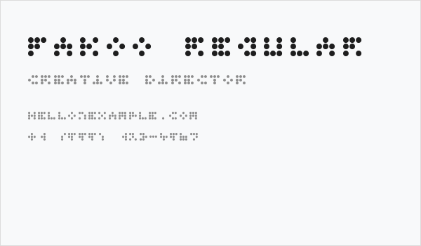 Fakoo Regular Business Card