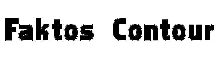 Faktos Contour  Descarca Fonturi Gratis