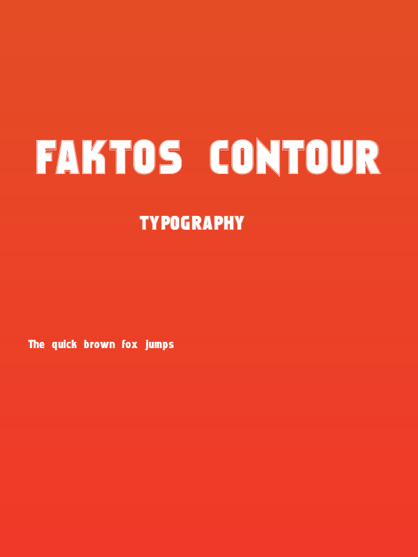 Faktos Contour Poster