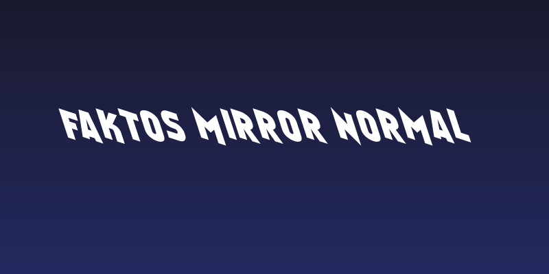 Faktos Mirror Normal Social Header