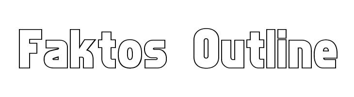 Faktos Outline  Скачать бесплатные шрифты