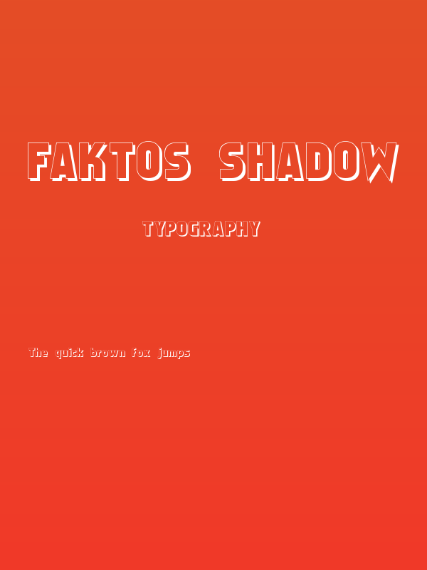 Faktos Shadow Poster