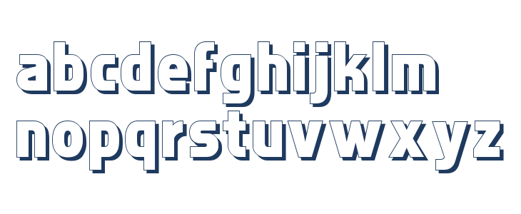 Faktos Shadow Lowercase