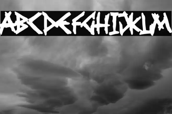 Falange Punk Font examples