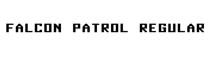 Falcon Patrol Regular  Frei Schriftart Herunterladen
