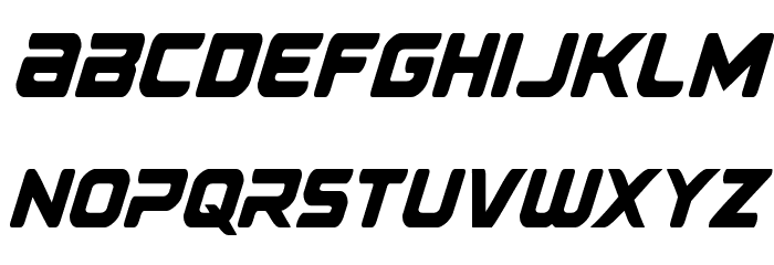 Falcon Punch Condensed Font LOWERCASE