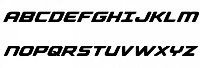 Falcon Punch Expanded Шрифта ВЕРХНИЙ