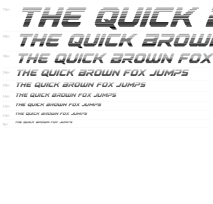 Falcon Punch Gradient Waterfall