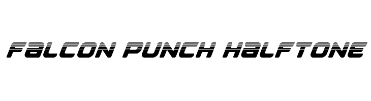 Falcon Punch Halftone  नि: शुल्क फ़ॉन्ट्स डाउनलोड