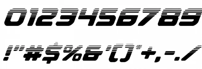 Falcon Punch Halftone Font OTHER CHARS