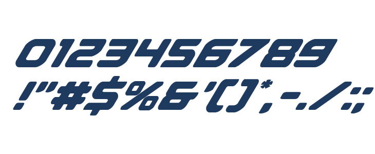 Falcon Punch Italic Other Characters