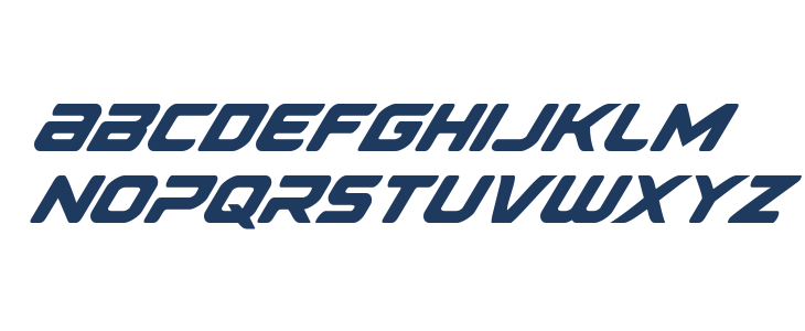 Falcon Punch Italic Lowercase