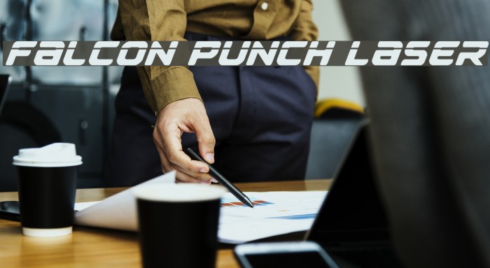 Falcon Punch Laser Font examples