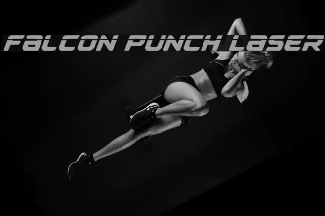 Falcon Punch Laser Font examples