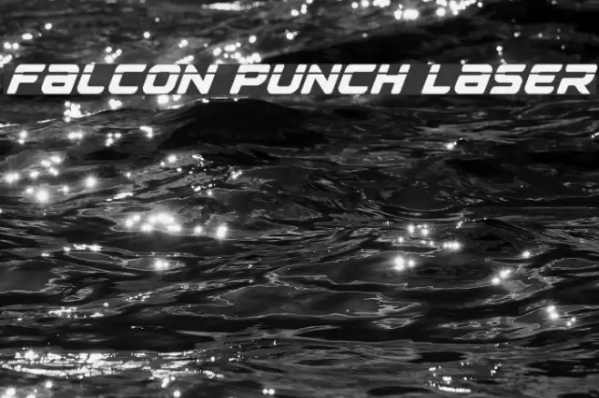 Falcon Punch Laser Font examples