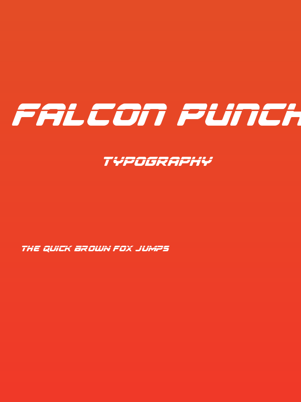 Falcon Punch Laser Poster