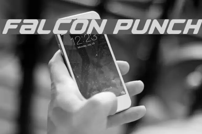 Falcon Punch Font examples