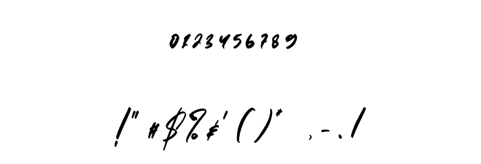 FalconHarfing-Regular Font OTHER CHARS