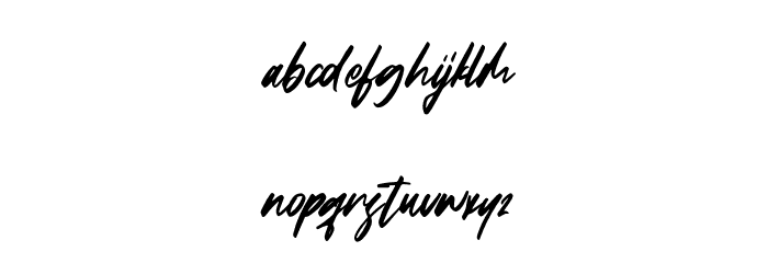 FalconHarfing-Regular Font LOWERCASE