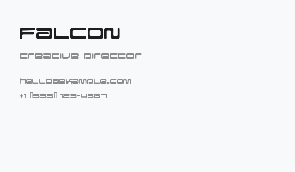 Falcon Business Card