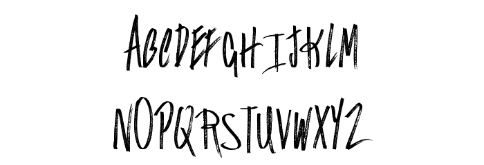 Falconers Font LOWERCASE