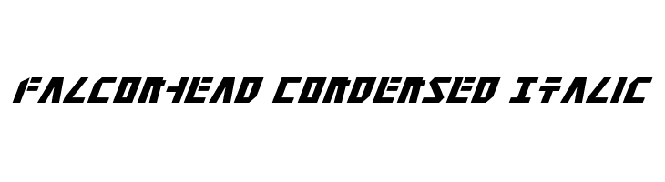 Falconhead Condensed Italic  नि: शुल्क फ़ॉन्ट्स डाउनलोड