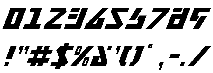 Falconhead Condensed Italic Font OTHER CHARS