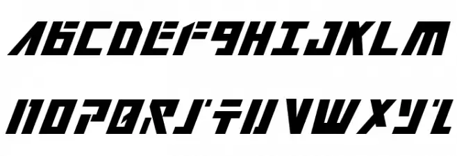 Falconhead Condensed Italic Font Litere mari