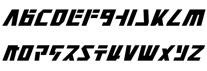 Falconhead Condensed Italic Font LOWERCASE