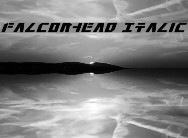 Falconhead Italic Fuentes examples
