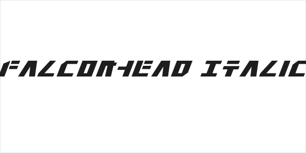 Falconhead Italic Logo