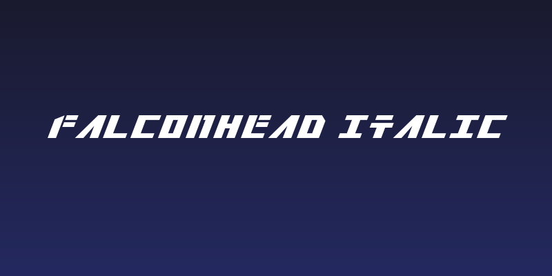 Falconhead Italic Social Header