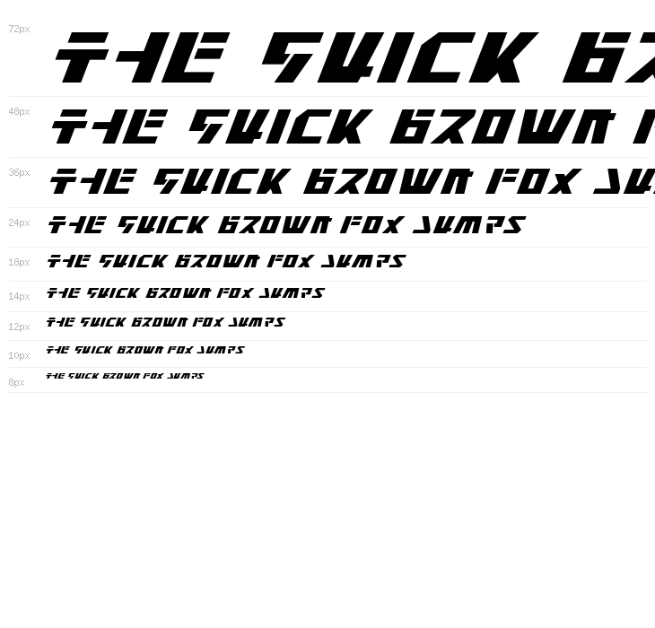 Falconhead Italic Waterfall