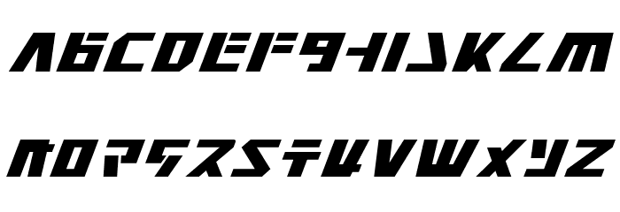 Falconhead Italic Font LOWERCASE