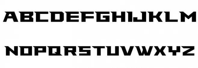 FalconsFont Schriftart Groß