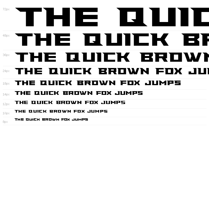 FalconsFont Waterfall