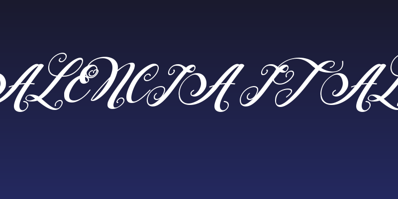 Falencia Italic Social Header
