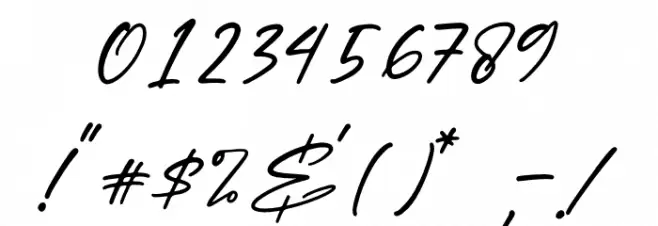 Falernola Font OTHER CHARS