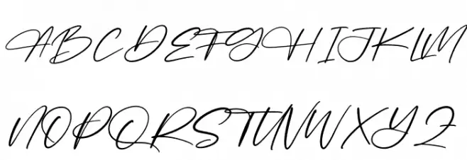 Falernola Font UPPERCASE
