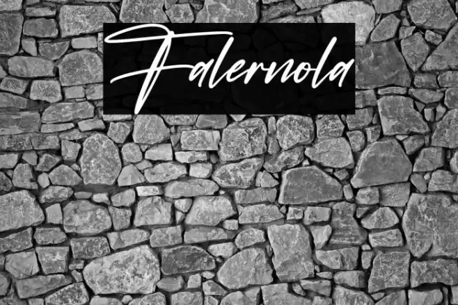 Falernola Font examples