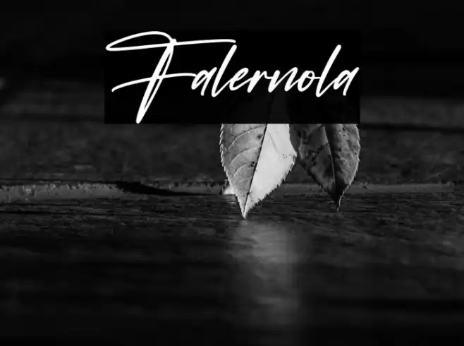 Falernola Font examples
