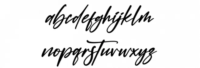 Falernola फ़ॉन्ट लोअरकेस