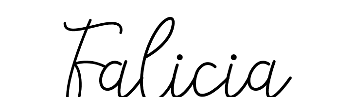 Falicia  Frei Schriftart Herunterladen